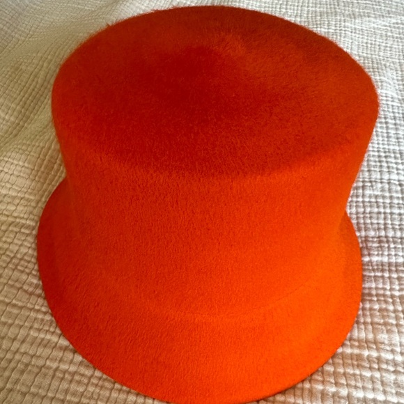 Anthropology (Wyeth Tenley Hat) vibrant orange, new with tag. - Picture 2 of 7